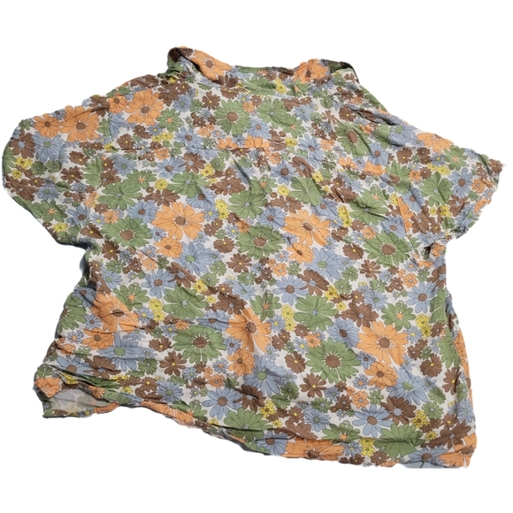 🌸 RSQ Floral Oversized Women's Camp Shirt - Size XXL 🌸 - Picture 10 of 13